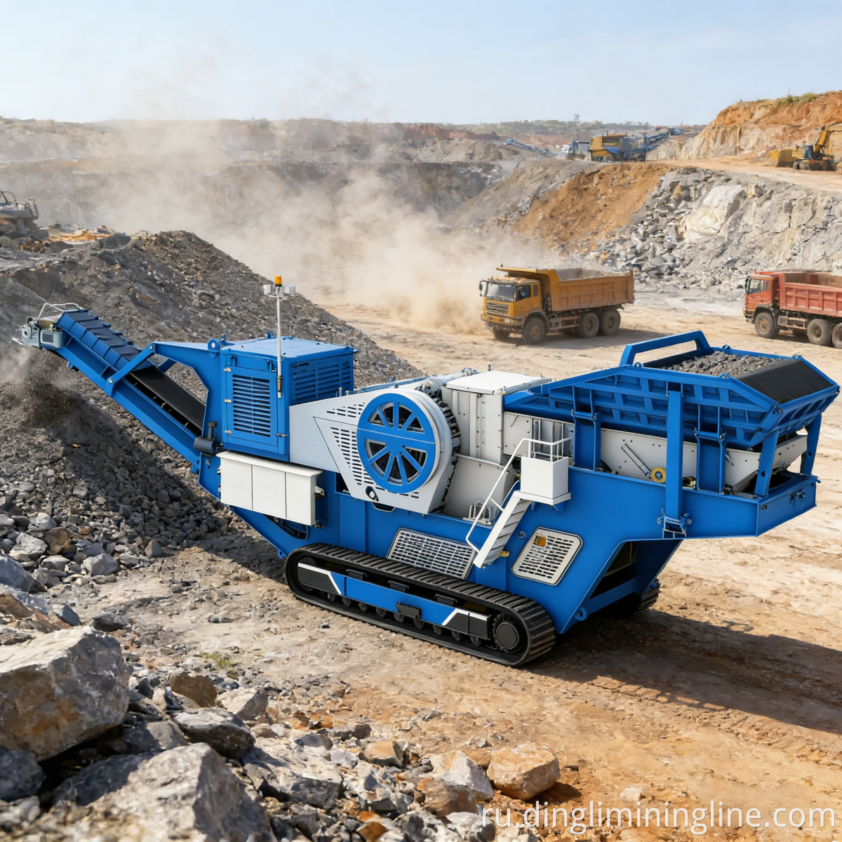 Tracked Mobile Jaw Crusher